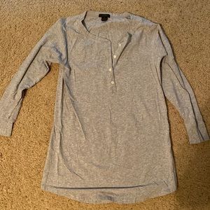 J.Crew Henley Sleep Shirt